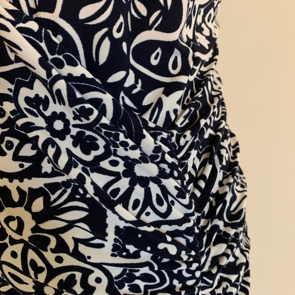 Chaps Navy & White Dress. - Picture 6 of 10